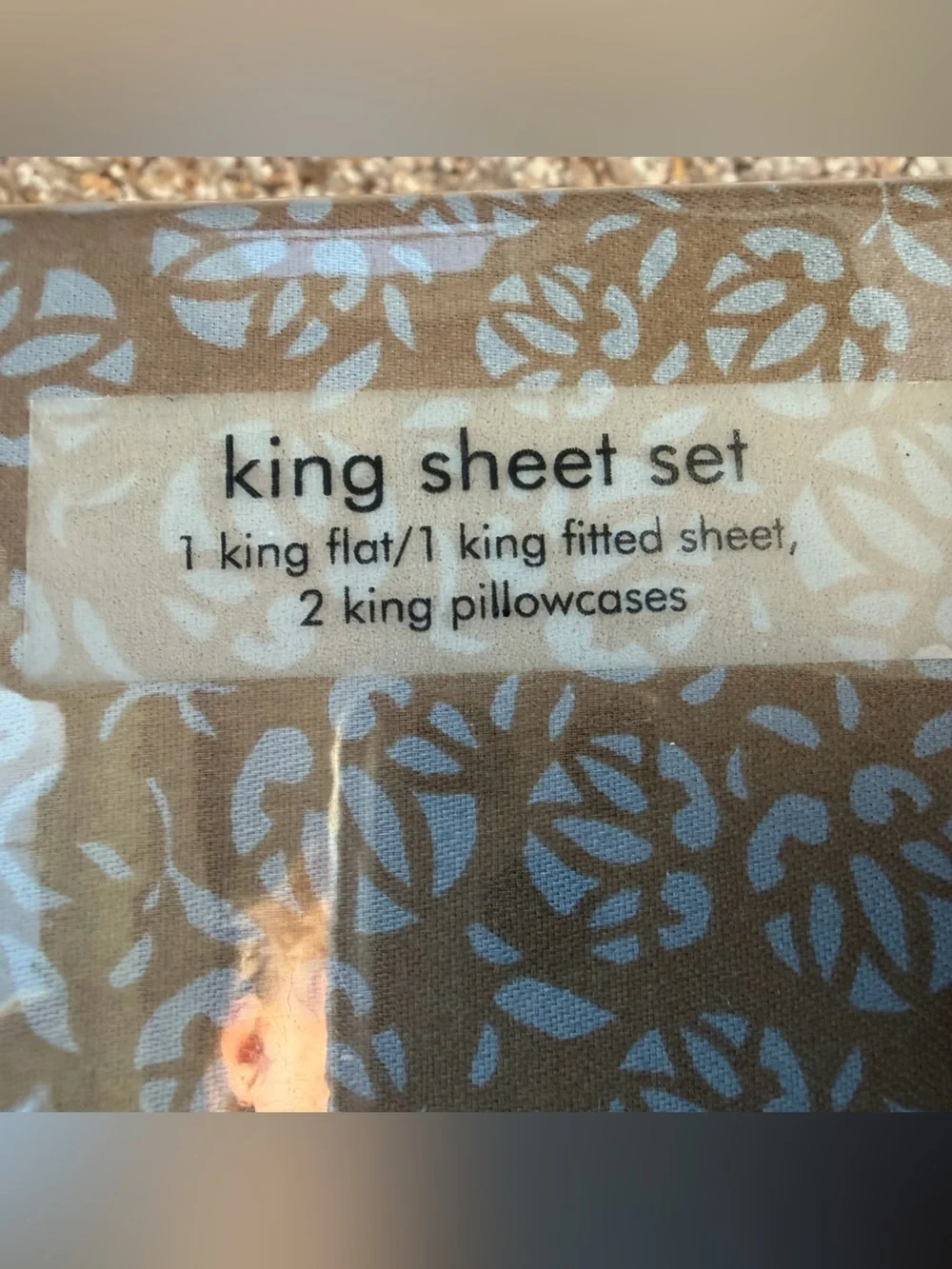 Calvin Klein King Sheet Set from Cayman Collection NWT